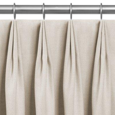 Top Tacked European Pleated Drapery Panels