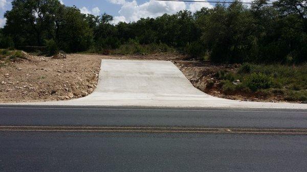 Concrete driveways, entrances, walkways, spaces for entertaining, and pad sites.