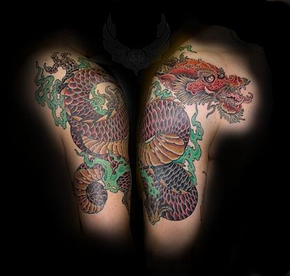 dragon tattoos