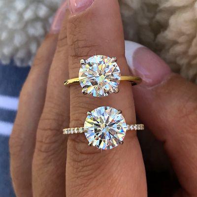 round diamond engagement rings by ascot diamonds in charleston