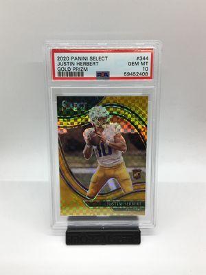 Justin Herbert Field Level /10 PSA 10