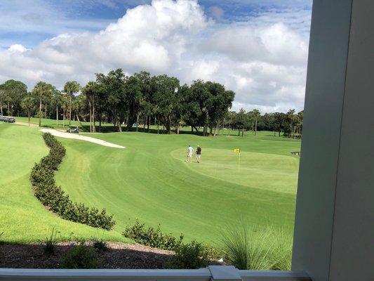 18th Green Cougar Point.