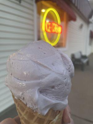 Honey lavender ice cream