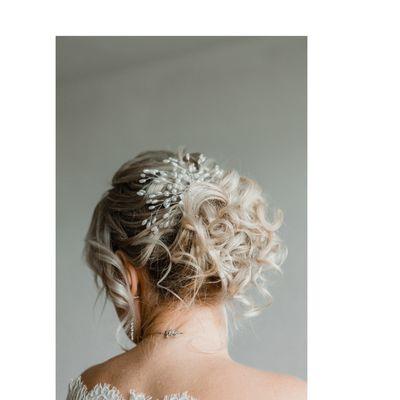 We do wedding hair. Contact us .