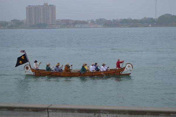 Saginaw Voyageurs!  Really cool to see.  They were cruising!