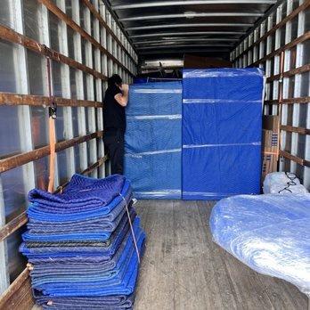 All trucks in our fleet are fully equipped with soft moving blankets, dollies & straps. wardrobe boxes, packing supplies and necessary tools