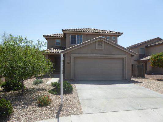 One of the single family homes managed by Red Hawk Property Management