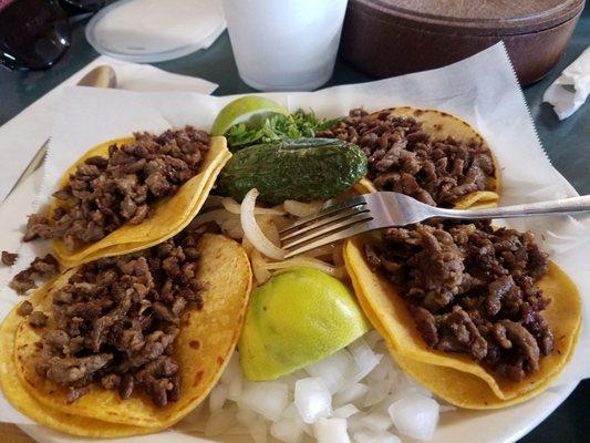 Asada mini tacos