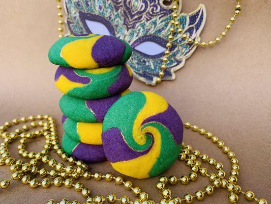 Mardi Gras Cookies