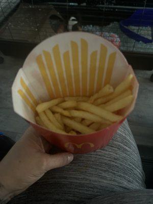 Not enough fries will not return