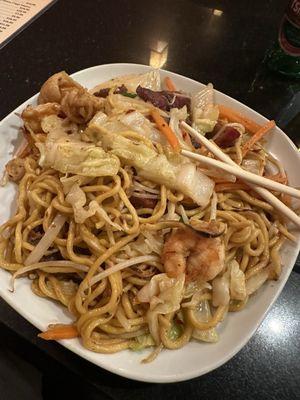 Combination chow mein.