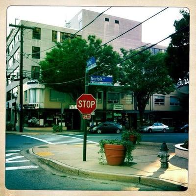 Corner cross streets