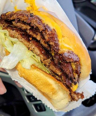 Triple Cheeseburger.  Outstanding!