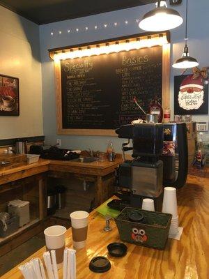 An adorable coffee shop in small town Princeton, NC