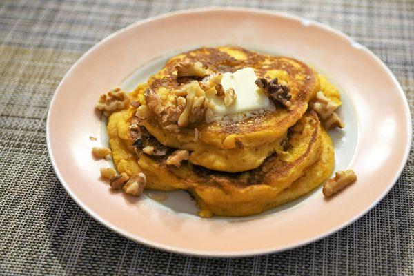 Pumpkin spiced pancakes