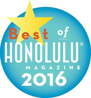 Best Alarm Company in Honolulu for 2016 by Honolulu Magazine.  See us in their July 2016 issue.