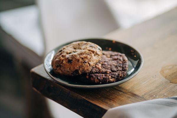 Freshly baked cookies