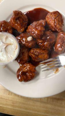 boneless barbeque wings