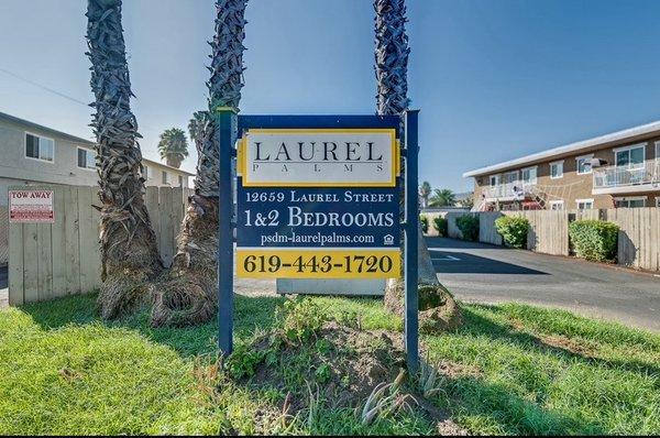 Laurel Palms sign