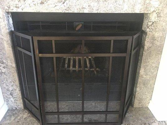 Fireplace cleaning