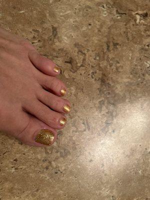 Gold glitter!