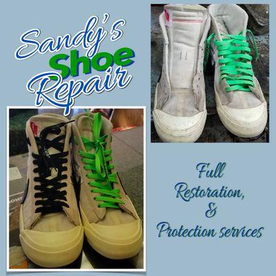 #Restoration & Protection Services at #Sandys-Shoe-Repair