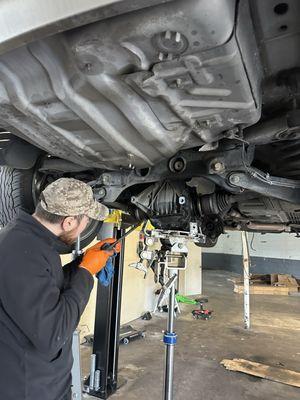 Replacing rear differential!