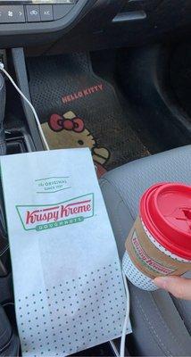 Donut and coffee