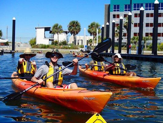 SSBG offers public and private kayak tours around Galveston Bay!