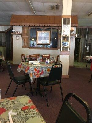 Dinning room at the Italian Bistro