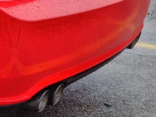 Exhaust tips installed by Paul's Custom Exhaust 4/7/15