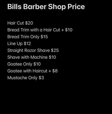 Bill's Barber Shop