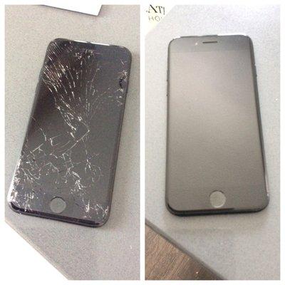 Before and after. All touch sensors and cameras still working.