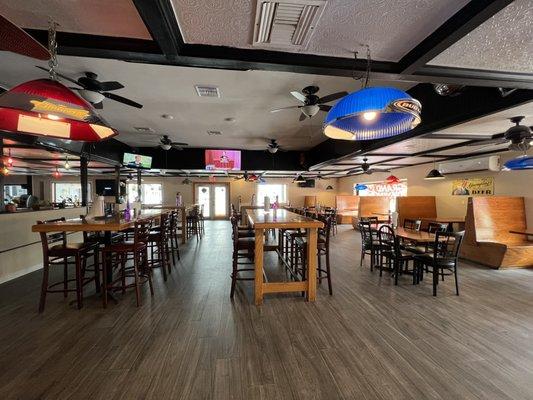 Stop in and check out the  newly remodeled Buster's!