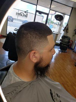 Short Mens Taper Fade