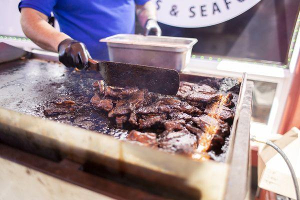 kalbi marinated short ribs.