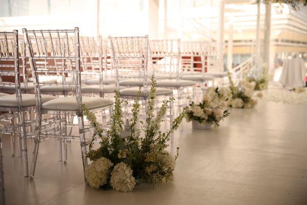 Yacht Wedding- Aisle