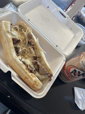 Steak & cheese grinder