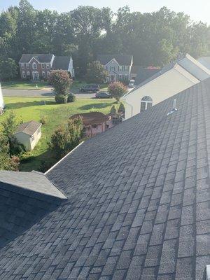 Showing off the best looking roof in the neighborhood by JMS Construction!