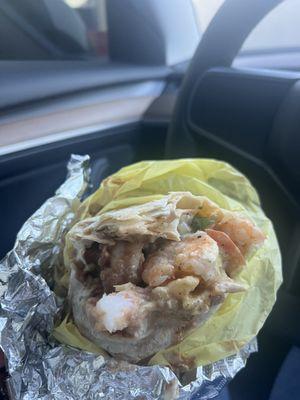 Shrimp Burrito 5/10