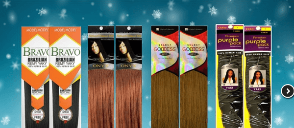 100% Human Hair.  Big varieties to choose from!