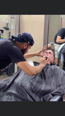 Straight Razor Shave