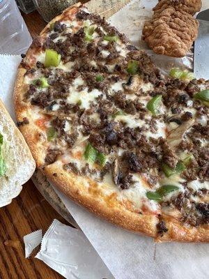 Philly Steak Pizza