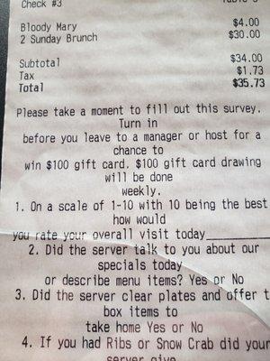 Our assigned waitstaff was great, the quality of the food, not so much to warrant a $15 per person charge.  Stay away!