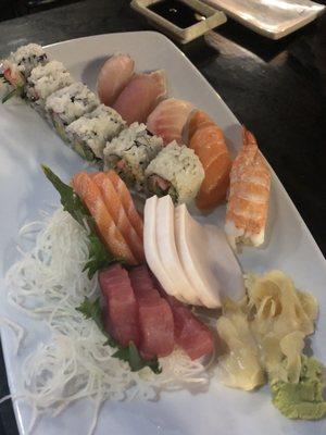 4. Sushi and Sashimi Combo