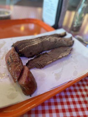 Wagyu brisket and sausage