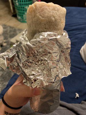 Steak burrito