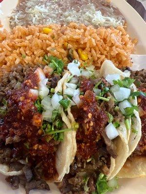 Carne asada plate