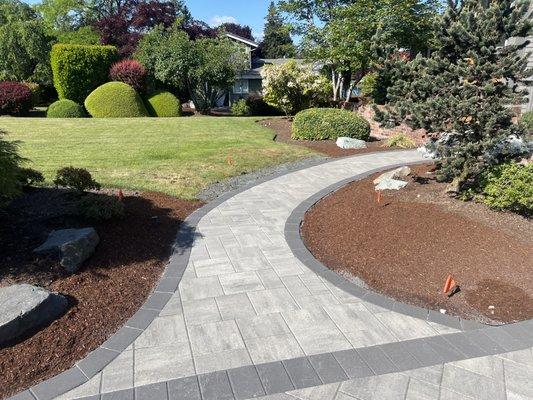 Paver walkway