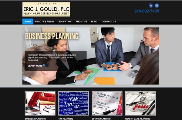 gouldplc.com The Law Office of Eric J. Gould assists clients in personal and business planning, tax planning, estate planning, and other leg